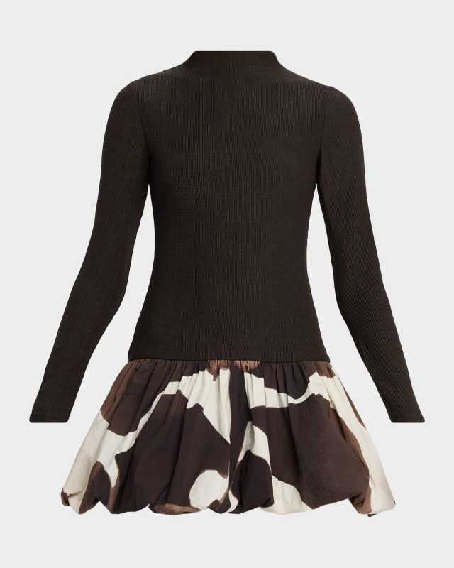 Charley Drop-Waist Bubble Mini Dress